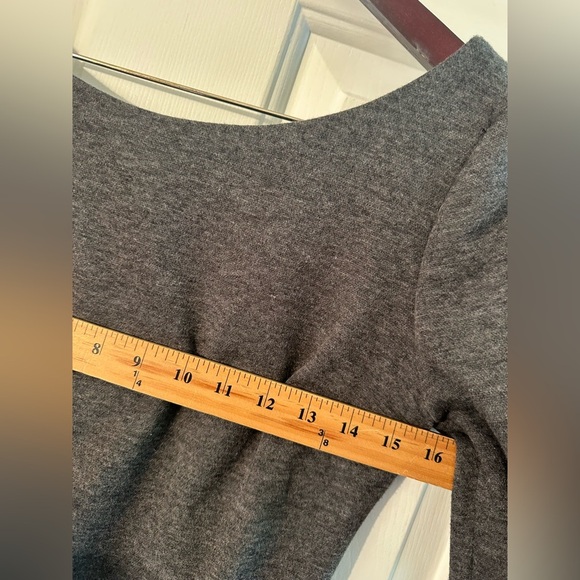 PLENTY by Tracy Reese Anthropologie Small Color Block Mini Sweater Dress Deep V - Picture 9 of 13